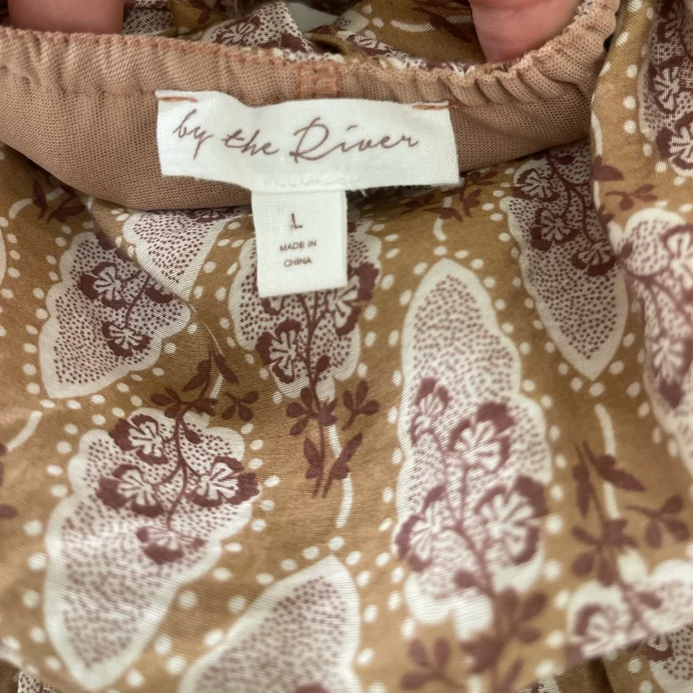 By The River flowy dress L